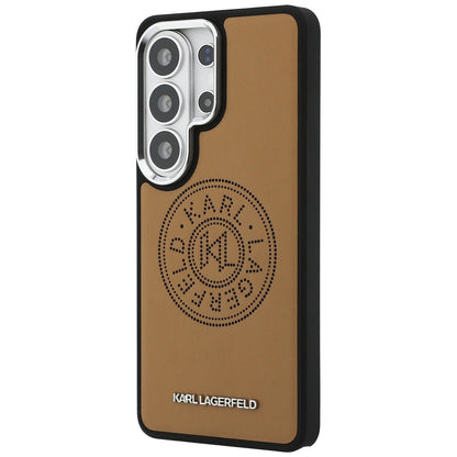 Husa MagSafe pentru Samsung Galaxy S26 Ultra S948, Karl Lagerfeld, Karl Round Point Logo, Maro