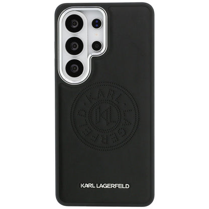 Husa MagSafe pentru Samsung Galaxy S26 Ultra S948, Karl Lagerfeld, Karl Round Point Logo, Neagra