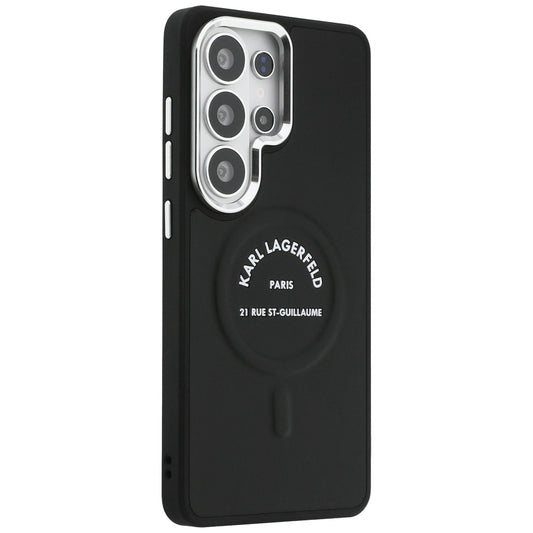 Husa MagSafe pentru Samsung Galaxy S26 Ultra S948, Karl Lagerfeld, Karl RSG Logo, Neagra