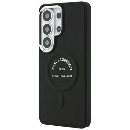 Husa MagSafe pentru Samsung Galaxy S26 Ultra S948, Karl Lagerfeld, Karl RSG Logo, Neagra