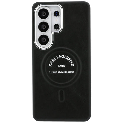 Husa MagSafe pentru Samsung Galaxy S26 Ultra S948, Karl Lagerfeld, Karl RSG Logo, Neagra
