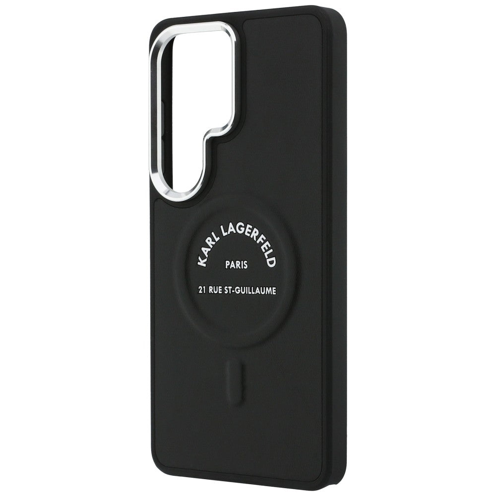 Husa MagSafe pentru Samsung Galaxy S26 Ultra S948, Karl Lagerfeld, Karl RSG Logo, Neagra