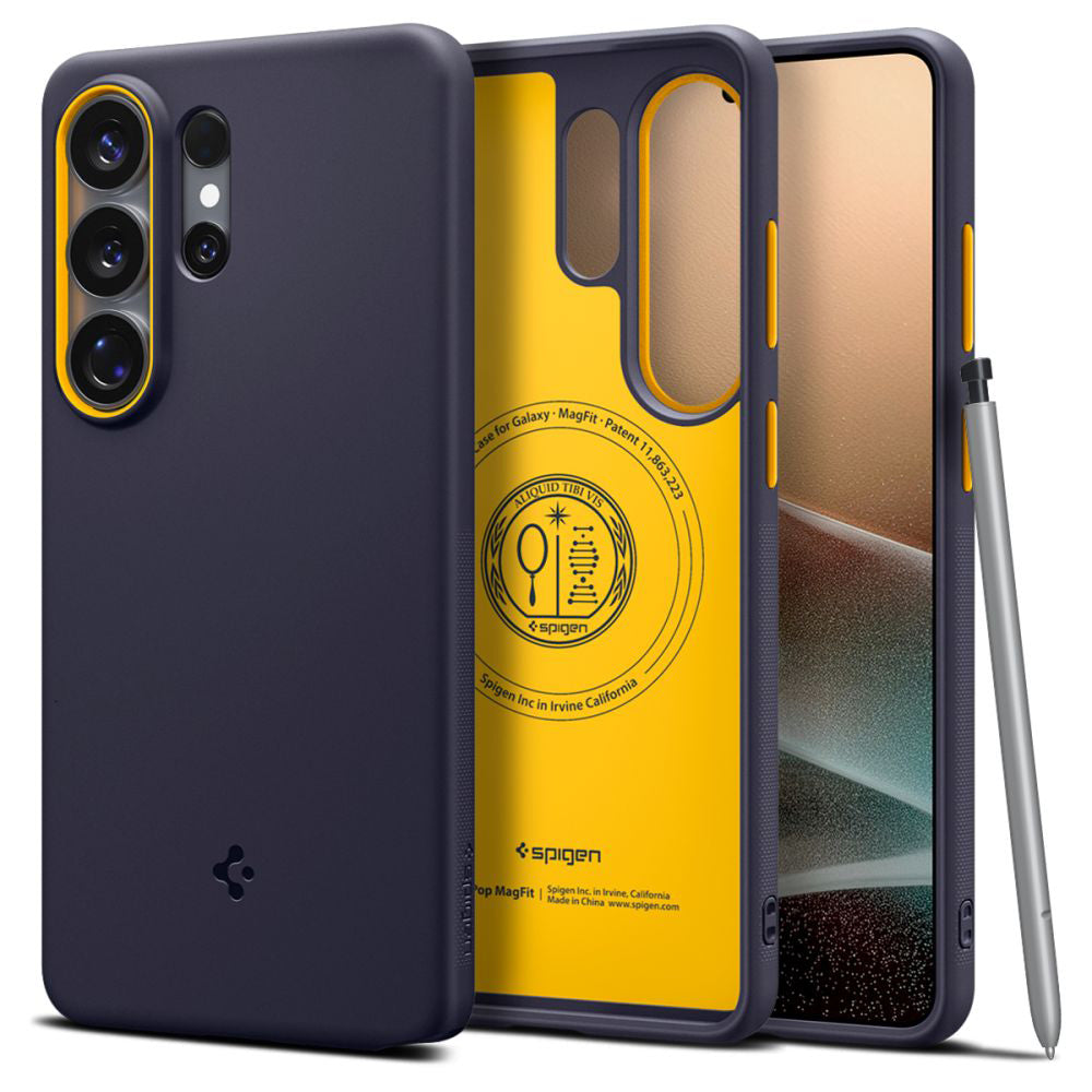 Husa MagSafe pentru Samsung Galaxy S26 Ultra S948, Spigen, Caseology Nano Pop, Mov ACS11037