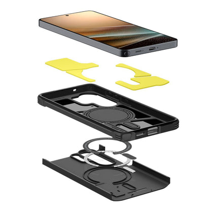 Husa MagSafe pentru Samsung Galaxy S26 Ultra S948, Spigen, Tough Armor, Neagra ACS10684