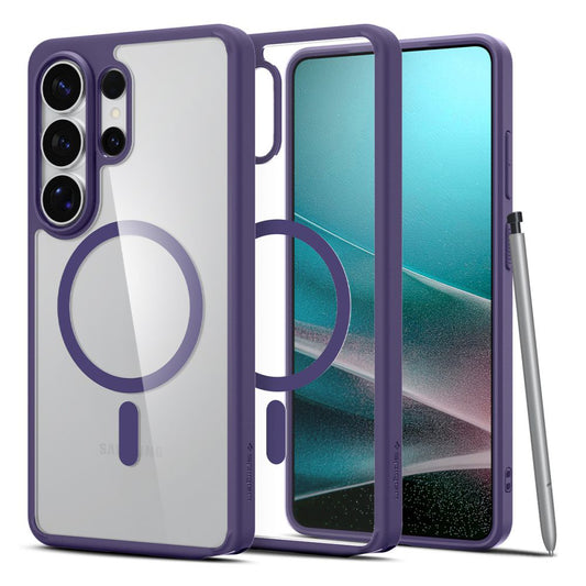 Husa MagSafe pentru Samsung Galaxy S26 Ultra S948, Spigen, Ultra Hybrid, Mov Inchis ACS11208