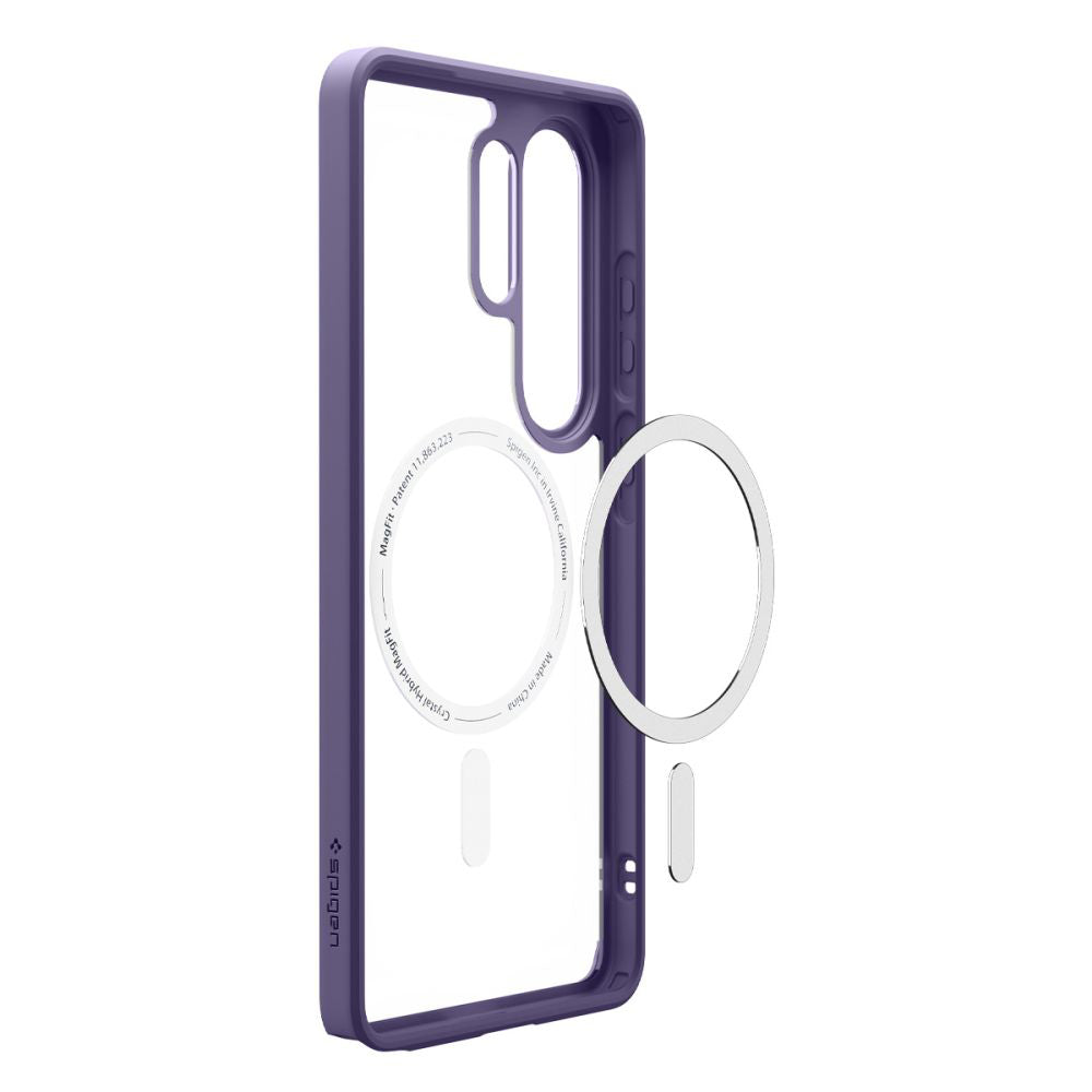 Husa MagSafe pentru Samsung Galaxy S26 Ultra S948, Spigen, Ultra Hybrid, Mov Inchis ACS11208