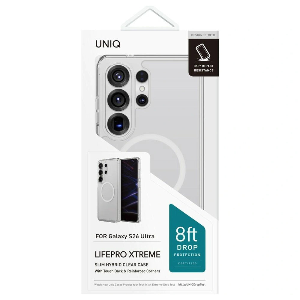 Husa MagSafe pentru Samsung Galaxy S26 Ultra S948, UNIQ, LifePro Xtreme MagClick, Transparenta