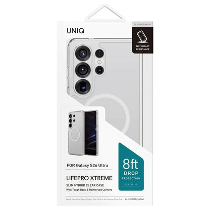 Husa MagSafe pentru Samsung Galaxy S26 Ultra S948, UNIQ, LifePro Xtreme MagClick, Transparenta