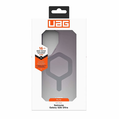 Husa MagSafe pentru Samsung Galaxy S26 Ultra S948, Urban Armor Gear, Plyo, Neagra Transparenta