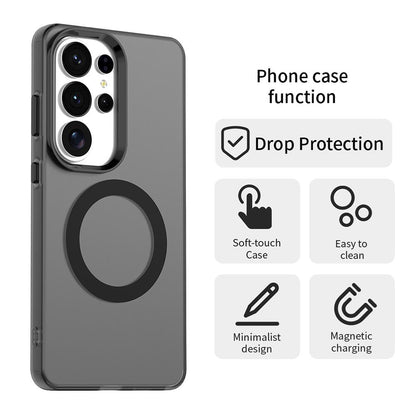 Husa MagSafe pentru Samsung Galaxy S26 Ultra, Techsuit, CandyCase, Neagra