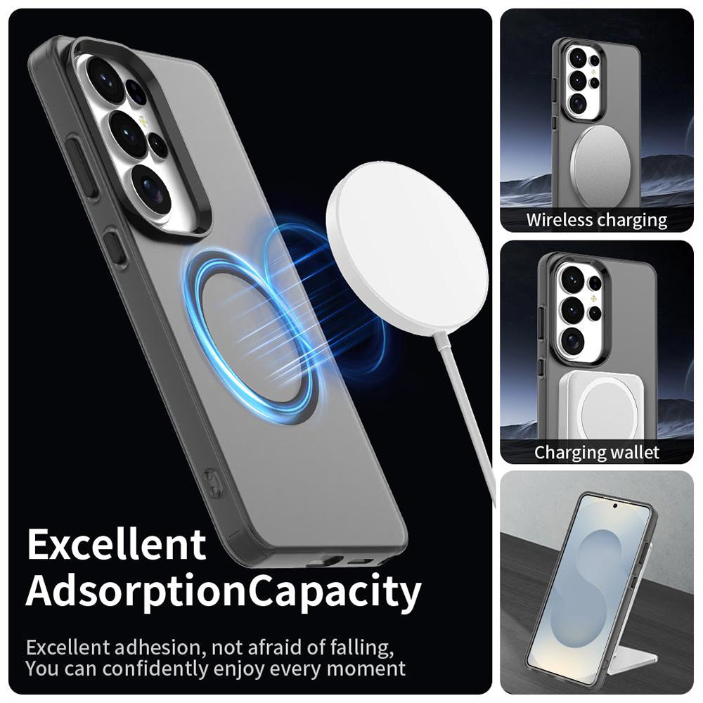 Husa MagSafe pentru Samsung Galaxy S26 Ultra, Techsuit, CandyCase, Neagra