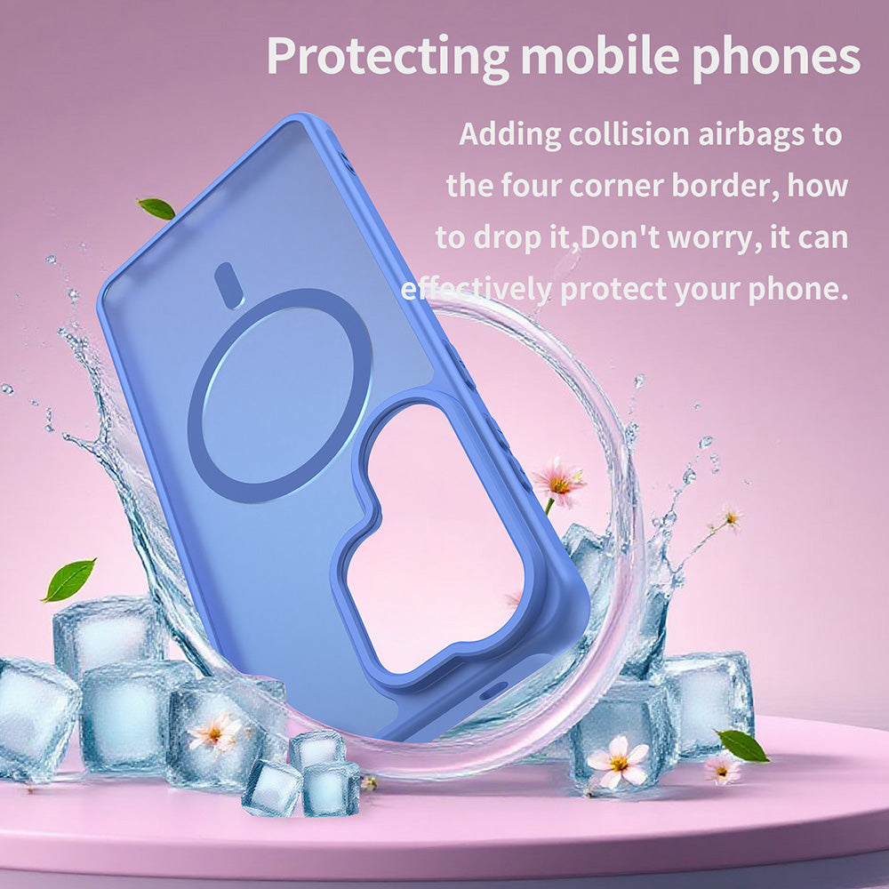 Husa MagSafe pentru Samsung Galaxy S26 Ultra, Techsuit, HaloFrost II, Albastra