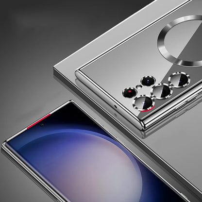 Husa MagSafe pentru Samsung Galaxy S26 Ultra, Techsuit, Luxury Crystal, Albastra Inchis