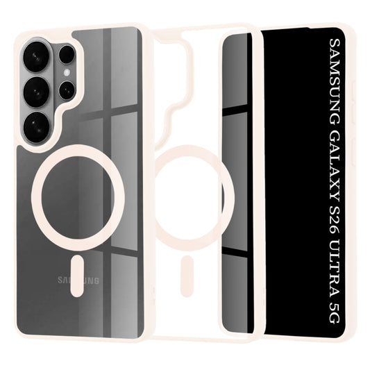 Husa MagSafe pentru Samsung Galaxy S26 Ultra, Techsuit, Pro, Roz