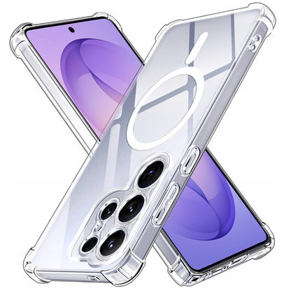 Husa MagSafe pentru Samsung Galaxy S26 Ultra, Techsuit, Shockproof, Transparenta