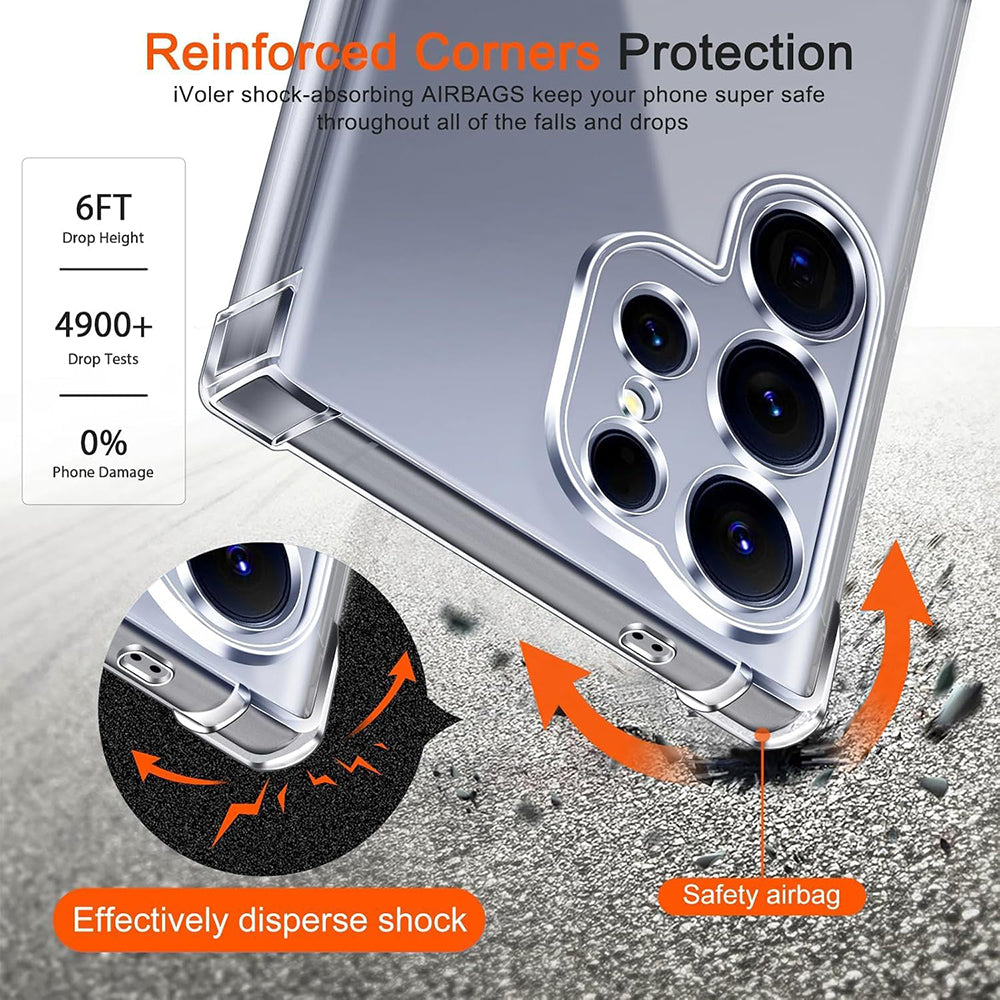 Husa MagSafe pentru Samsung Galaxy S26 Ultra, Techsuit, Shockproof, Transparenta