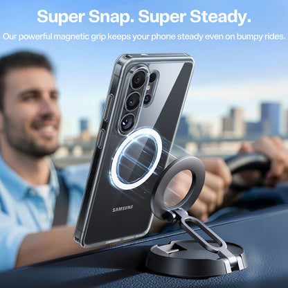 Husa MagSafe pentru Samsung Galaxy S26 Ultra, Torras, Guardian, Transparenta