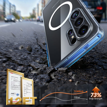 Husa MagSafe pentru Samsung Galaxy S26 Ultra, Torras, Guardian, Transparenta