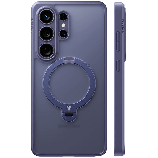Husa MagSafe pentru Samsung Galaxy S26 Ultra, Torras, Ostand Spin, Mov