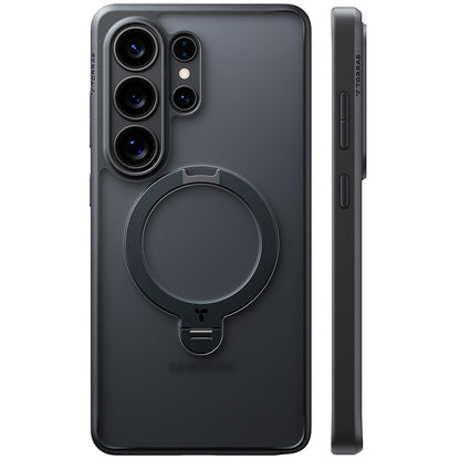 Husa MagSafe pentru Samsung Galaxy S26 Ultra, Torras, Ostand Spin, Neagra