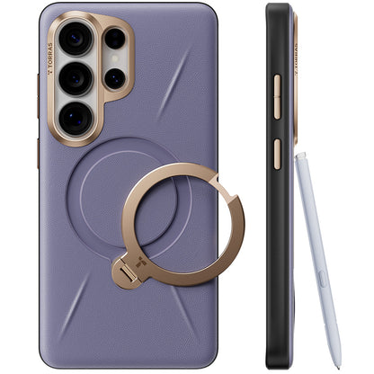 Husa MagSafe pentru Samsung Galaxy S26 Ultra S948, Torras, QPRO Leather, Mov