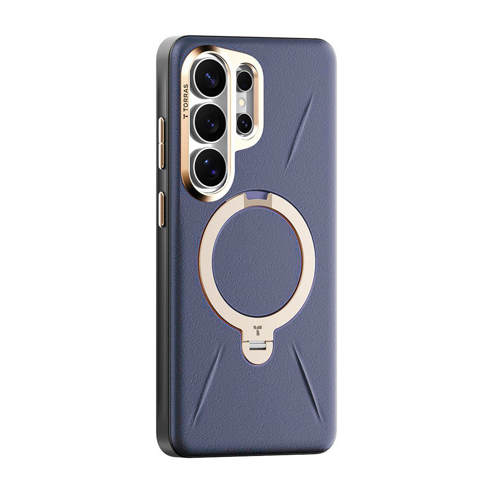 Husa MagSafe pentru Samsung Galaxy S26 Ultra S948, Torras, QPRO Leather, Mov