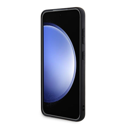 Husa MagSafe pentru Samsung Galaxy Z Flip7 F766, Guess, 4G Collection, Neagra