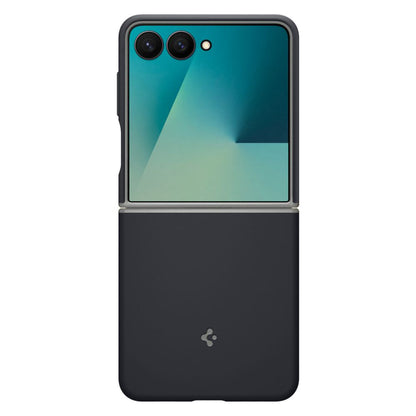 Husa MagSafe pentru Samsung Galaxy Z Flip7 F766, Spigen, Caseology Nano Pop, Neagra