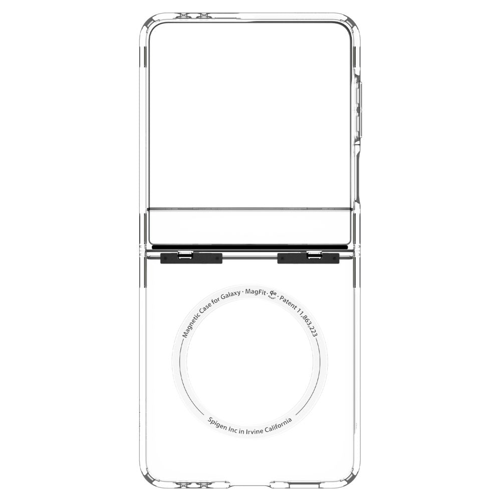 Husa MagSafe pentru Samsung Galaxy Z Flip7 F766, Spigen, Ultra Hybrid Pro, Transparenta ACS09559