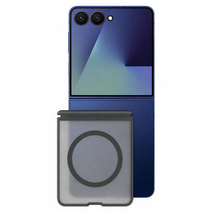Husa MagSafe pentru Samsung Galaxy Z Flip8 F776, Blueo, Skin Friendly Anti-Drop, Neagra Satinata