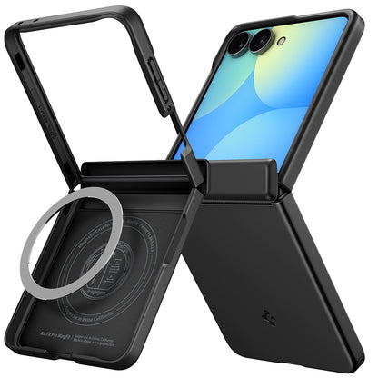 Husa MagSafe pentru Samsung Galaxy Z Flip8 F776, Spigen, Air Fit Pro, Neagra ACS11511