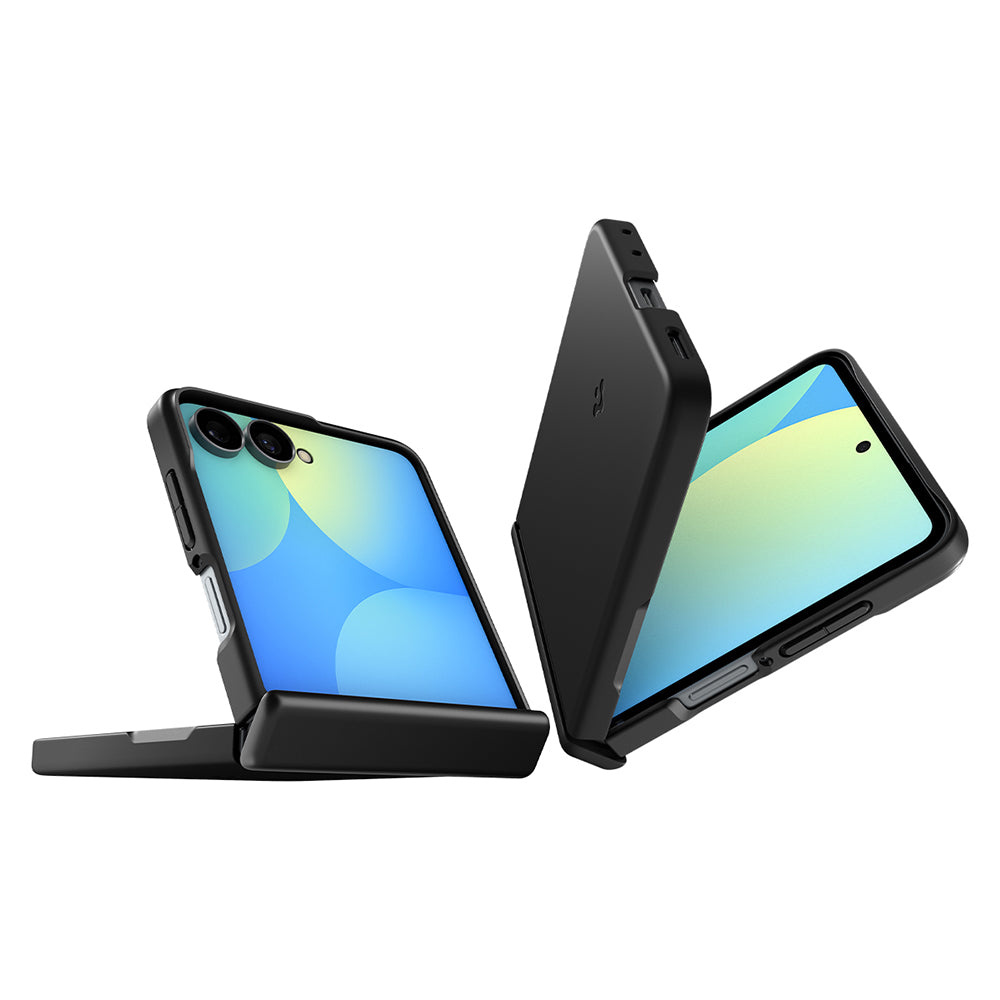 Husa MagSafe pentru Samsung Galaxy Z Flip8 F776, Spigen, Air Fit Pro, Neagra ACS11511