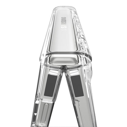 Husa MagSafe pentru Samsung Galaxy Z Flip8 F776, Spigen, Ultra Hybrid Pro, Transparenta Alba ACS11524