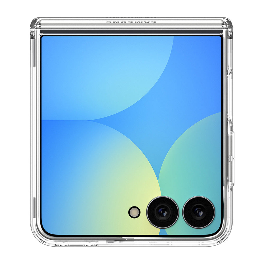 Husa MagSafe pentru Samsung Galaxy Z Flip8 F776, Spigen, Ultra Hybrid Pro, Transparenta Alba ACS11524