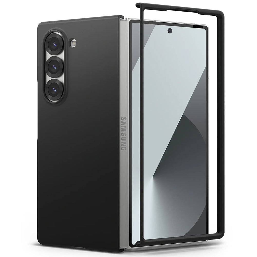 Husa MagSafe pentru Samsung Galaxy Z Fold6 F956, Ringke, Slim, Neagra