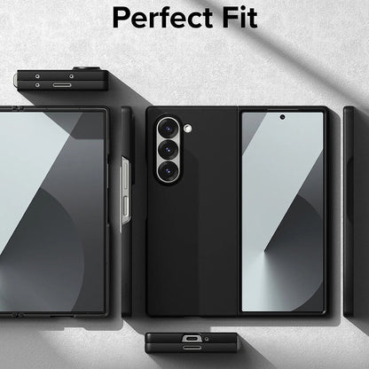 Husa MagSafe pentru Samsung Galaxy Z Fold6 F956, Ringke, Slim, Neagra