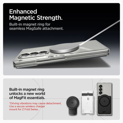 Husa MagSafe pentru Samsung Galaxy Z Fold7 F966, Spigen, Air Skin, Transparenta