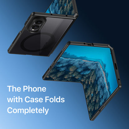 Husa MagSafe pentru Samsung Galaxy Z Fold8 F971, DUX DUCIS, Aimo, Neagra