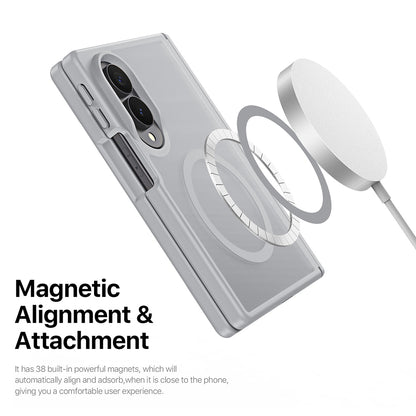 Husa MagSafe pentru Samsung Galaxy Z Fold8 F971, DUX DUCIS, Yind, Albastra Inchis