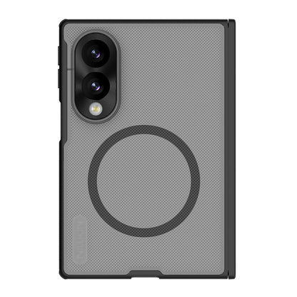 Husa MagSafe pentru Samsung Galaxy Z Fold8 F971, Nillkin, Super Frosted Shield, Neagra Transparenta