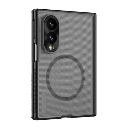 Husa MagSafe pentru Samsung Galaxy Z Fold8 F971, Nillkin, Super Frosted Shield, Neagra Transparenta
