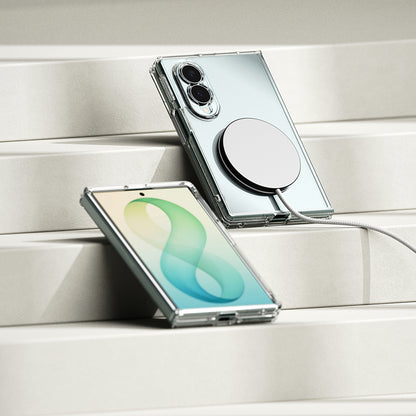 Husa MagSafe pentru Samsung Galaxy Z Fold8 F971, Ringke, Fusion, Transparenta