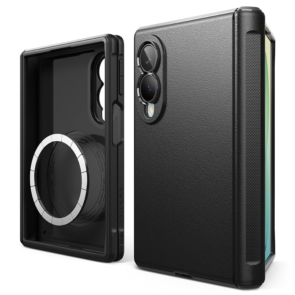 Husa MagSafe pentru Samsung Galaxy Z Fold8 F971, Ringke, Onyx Flap, Neagra