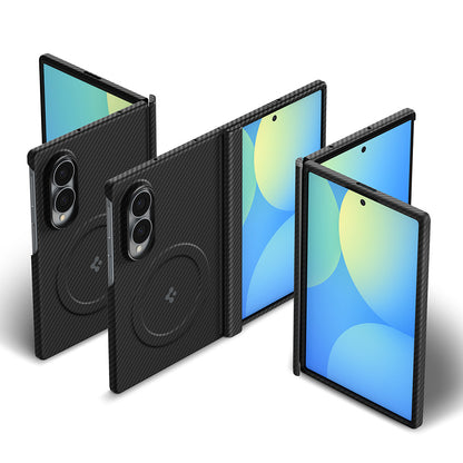 Husa MagSafe pentru Samsung Galaxy Z Fold8 F971, Spigen, Air Skin, Neagra ACS11953
