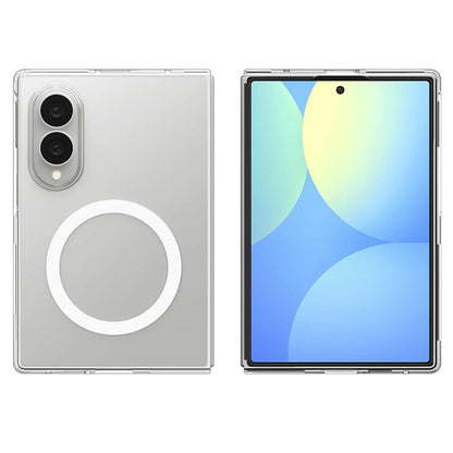 Husa MagSafe pentru Samsung Galaxy Z Fold8 F971, Spigen, Air Skin, Transparenta Alba ACS11952