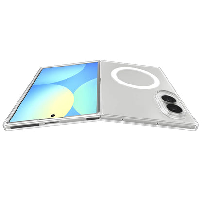 Husa MagSafe pentru Samsung Galaxy Z Fold8 F971, Spigen, Air Skin, Transparenta Alba ACS11952