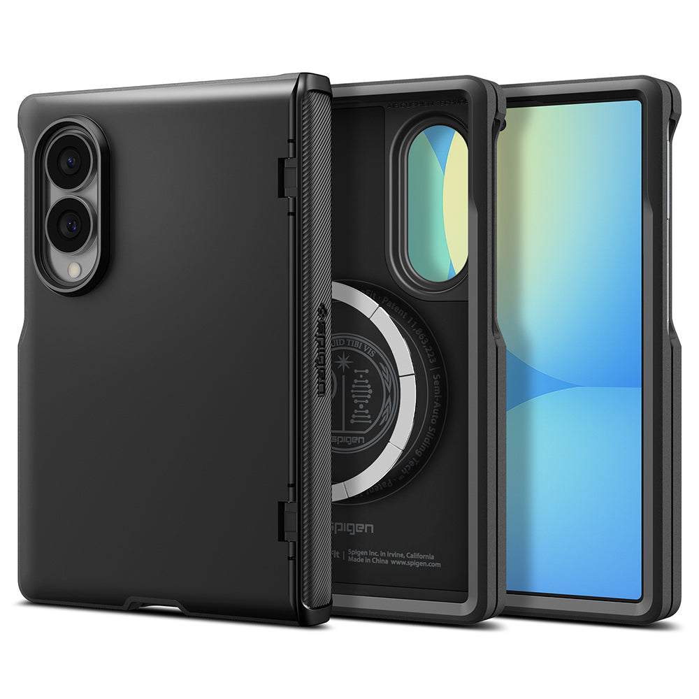Husa MagSafe pentru Samsung Galaxy Z Fold8 F971, Spigen, Slim Armor Pro, Neagra ACS11950