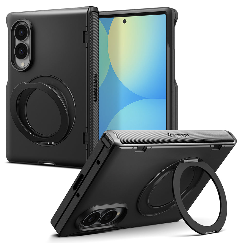 Husa MagSafe pentru Samsung Galaxy Z Fold8 F971, Spigen, Slim Armor Pro S, Neagra ACS11779