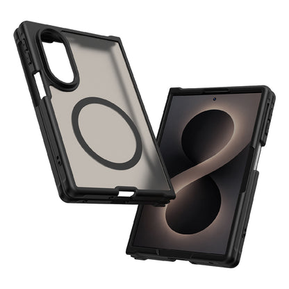Husa MagSafe pentru Samsung Galaxy Z Fold8 F971, Techsuit, HaloFrost II, Neagra