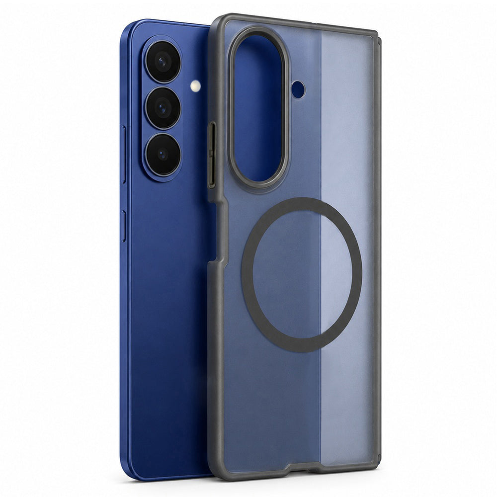 Husa MagSafe pentru Samsung Galaxy Z Fold8 Ultra F971, Blueo, Skin Friendly Anti-Drop, Neagra Satinata